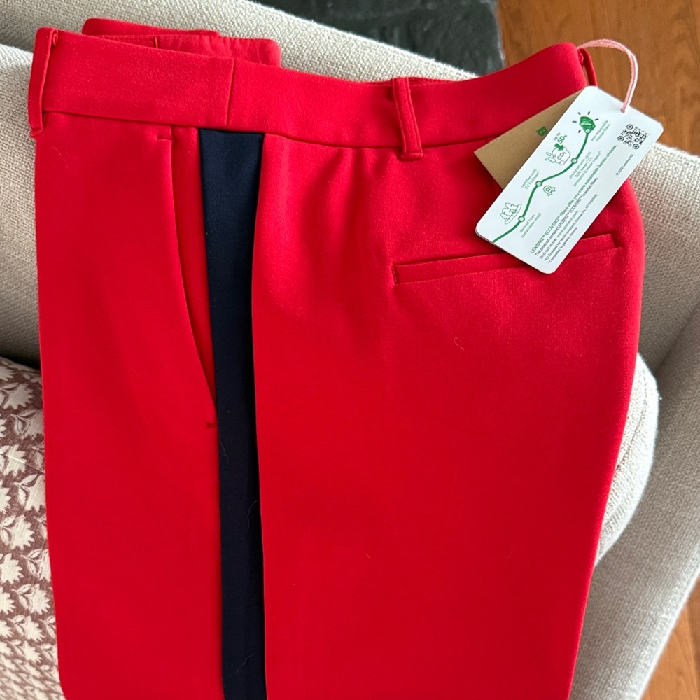 Boden Red Garment with Navy Accent